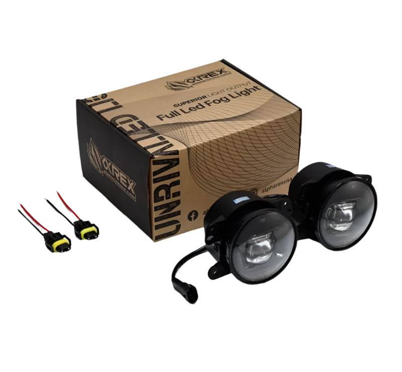 Product image 4 showing the AlphaRex fog lights identified as ARX210004.