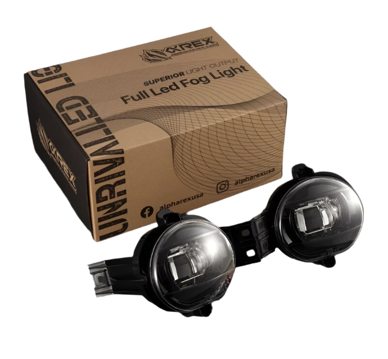 Product image 3 showing the AlphaRex fog lights identified as ARX210005.