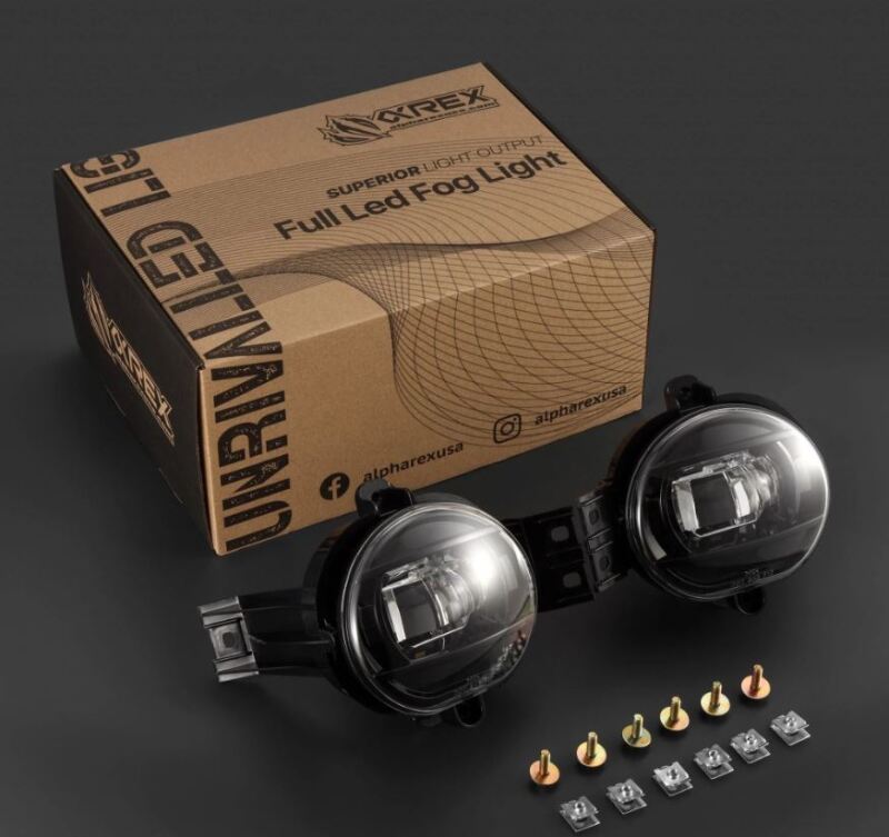 Product image 6 showing the AlphaRex fog lights identified as ARX210005.