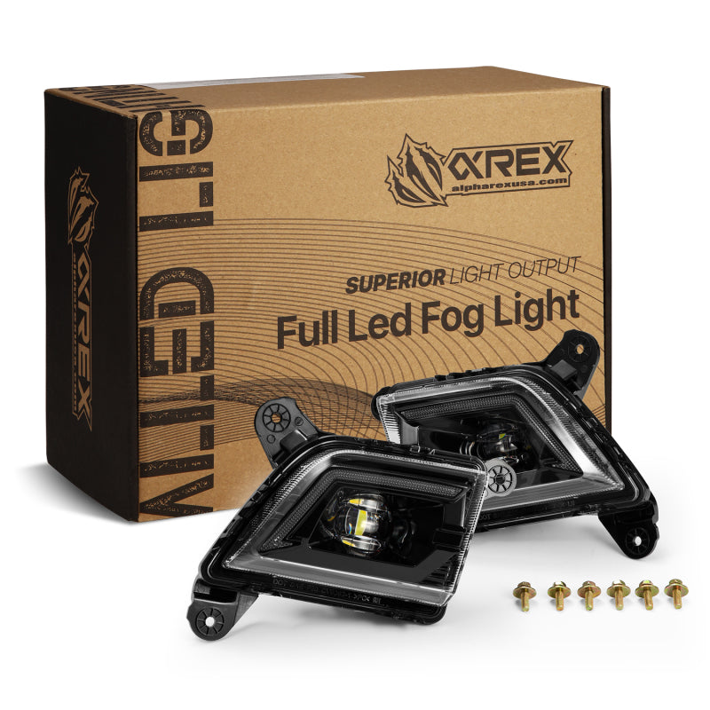 Product image 3 showing the AlphaRex fog lights identified as ARX210017.