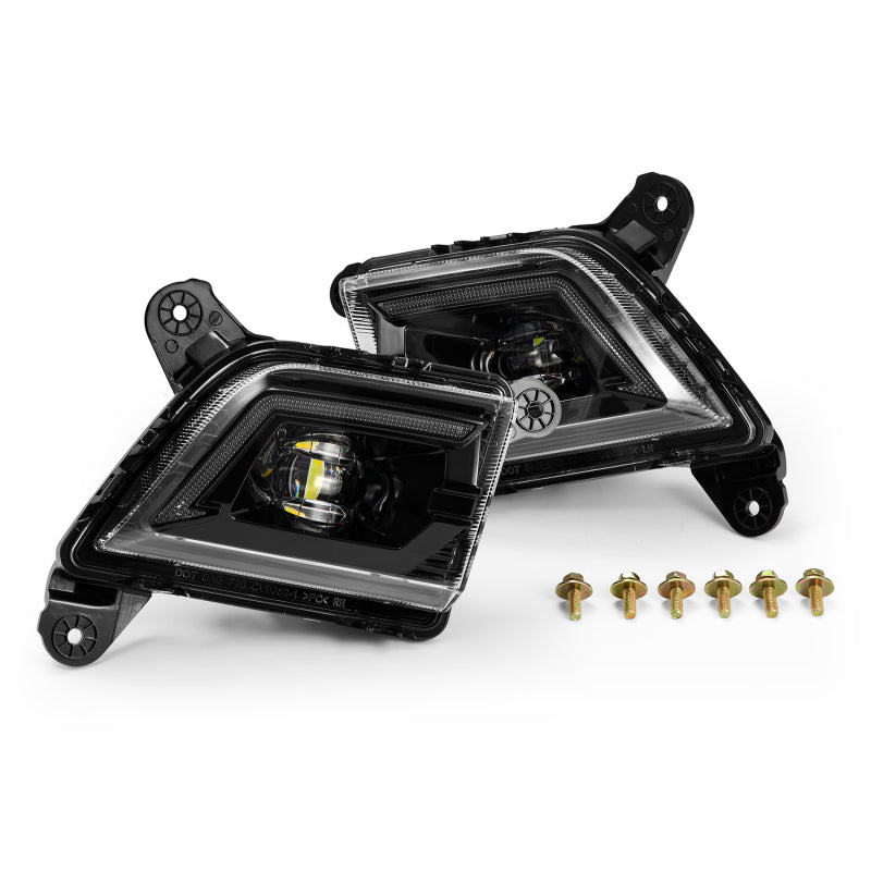 Product image 16 showing the AlphaRex fog lights identified as ARX210017.