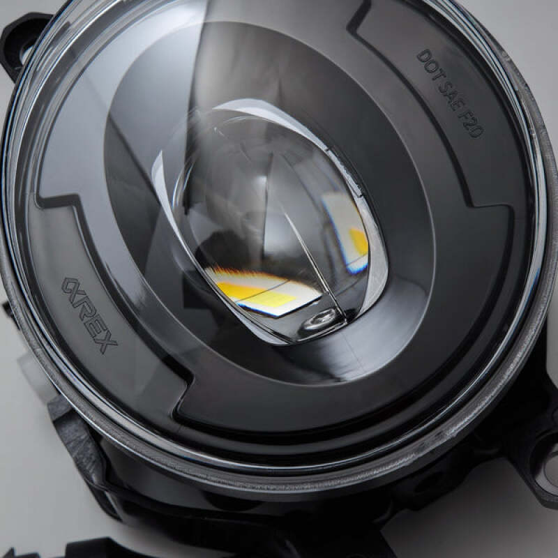 AlphaRex Universal Toyota/Lexus/Scion MKII DoubleTap LED Projector Fog Lights - White/Amber - AlphaRex 210023