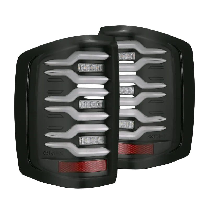 Product image 1 showing the AlphaRex tail lights identified as ARX620030.