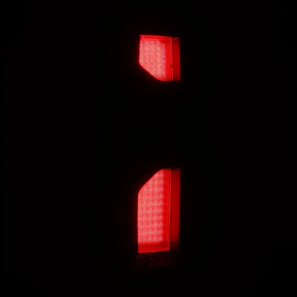 AlphaRex Silverado TOPO-ETCH LUXX LED Tail Lights - Black Smoke - 620058 product view 2