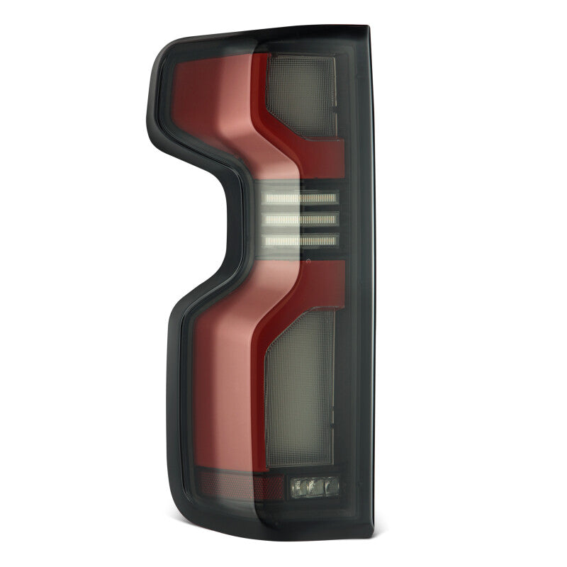 AlphaRex 19-24 Chevy Silverado 1500 / 20-24 2500HD/3500HD LUXX-Series LED Tail Lights Red - AlphaRex 620068