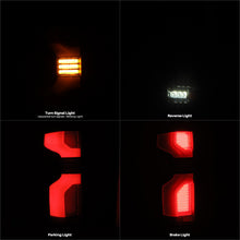 Load image into Gallery viewer, AlphaRex 19-24 Chevy Silverado 1500 / 20-24 2500HD/3500HD LUXX-Series LED Tail Lights Red - AlphaRex 620068