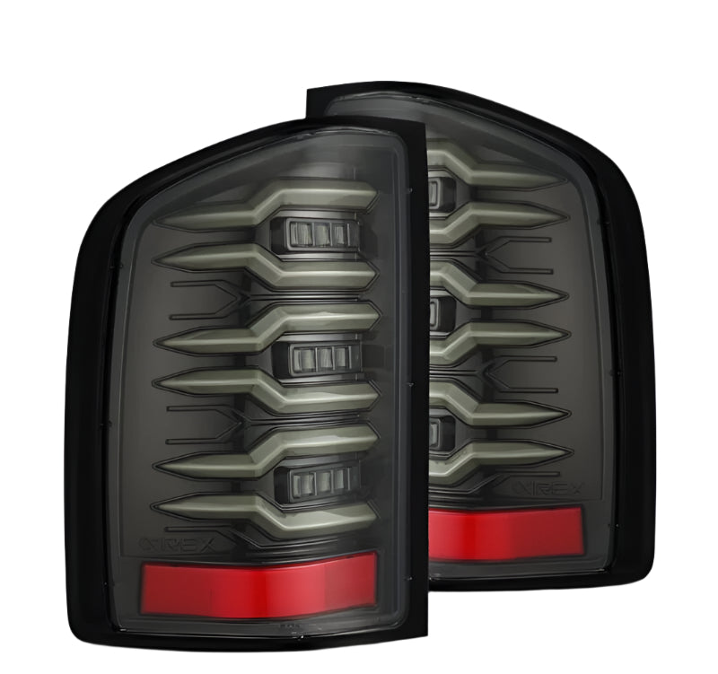 Product image 1 showing the AlphaRex tail lights identified as ARX620090.