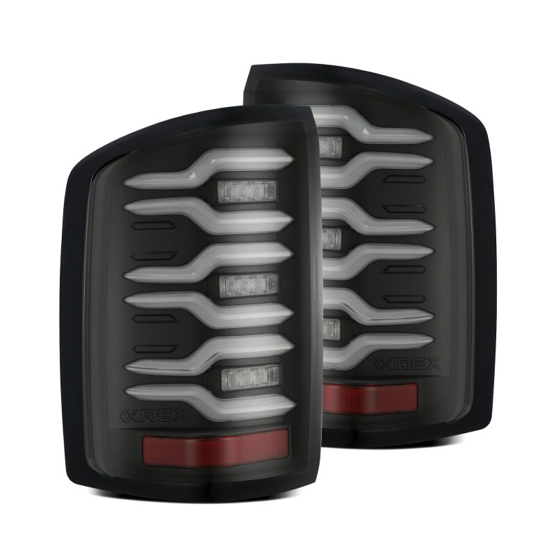 Product image 1 showing the AlphaRex tail lights identified as ARX630040.