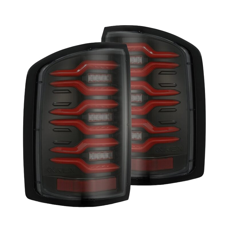 Product image 1 showing the AlphaRex tail lights identified as ARX630050.