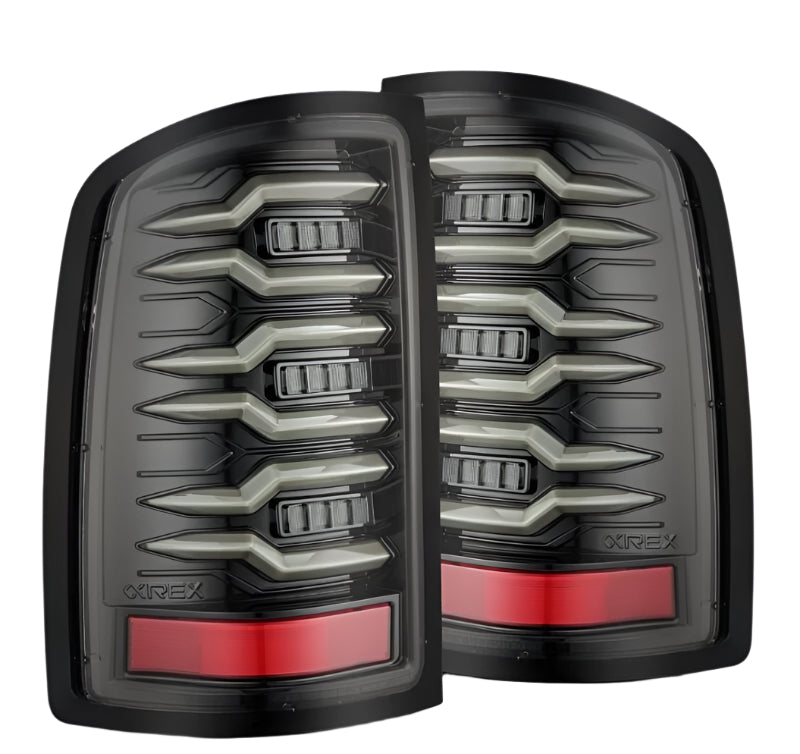 Product image 1 showing the AlphaRex tail lights identified as ARX630070.