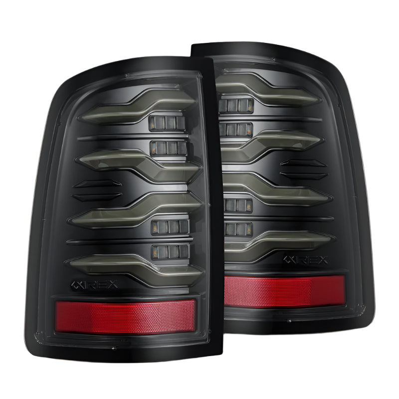 Product image 1 showing the AlphaRex tail lights identified as ARX640003.