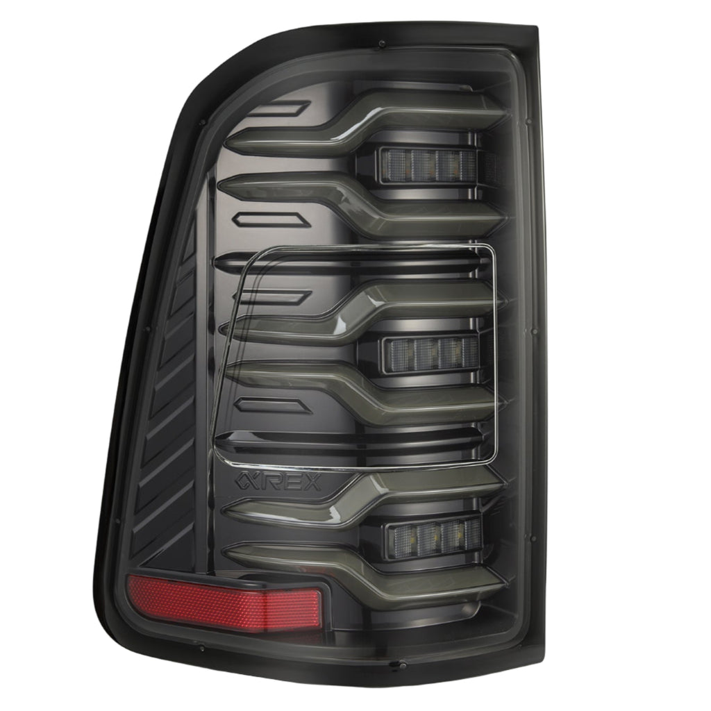 Product image 1 showing the AlphaRex tail lights identified as ARX640032.