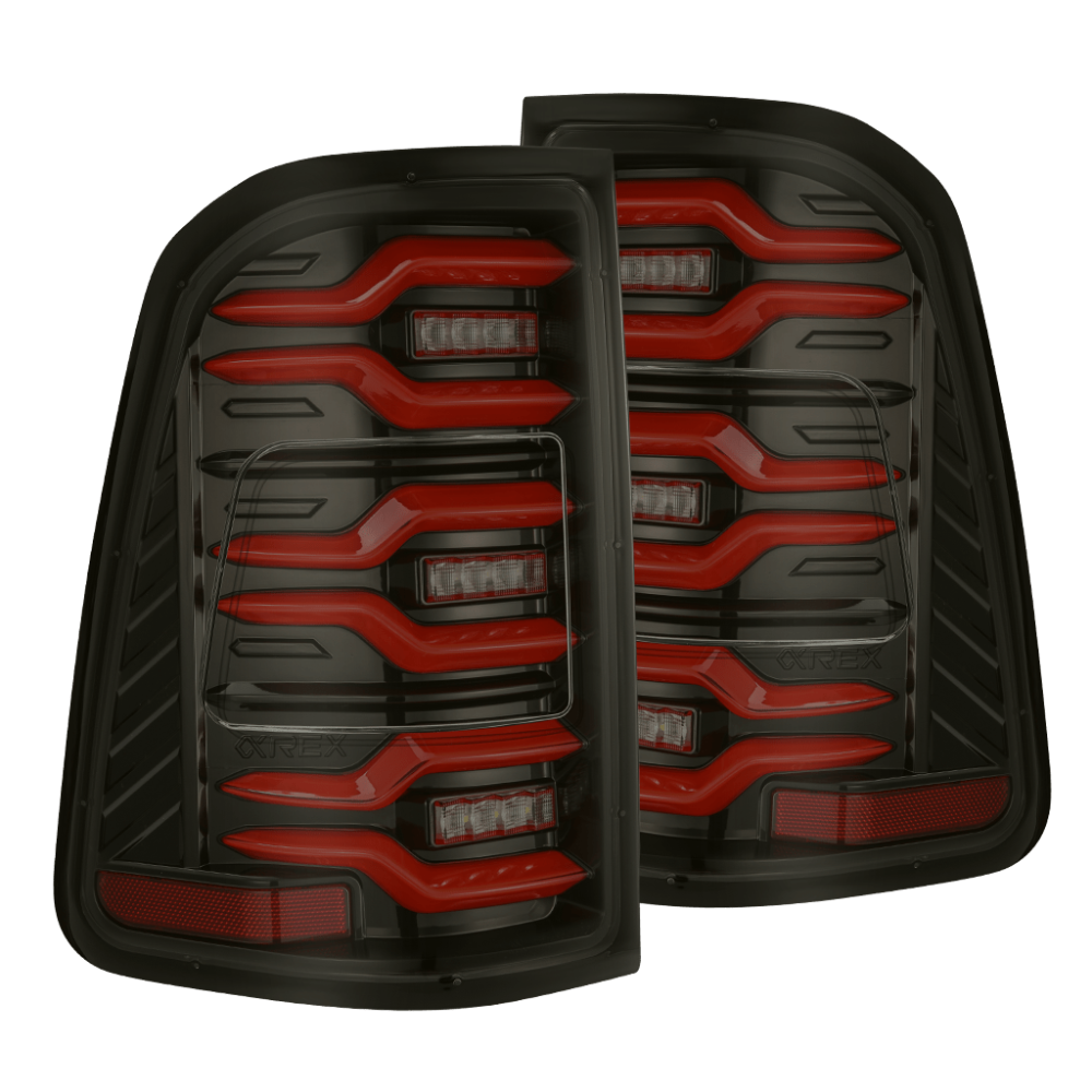 Product image 1 showing the AlphaRex tail lights identified as ARX640052.