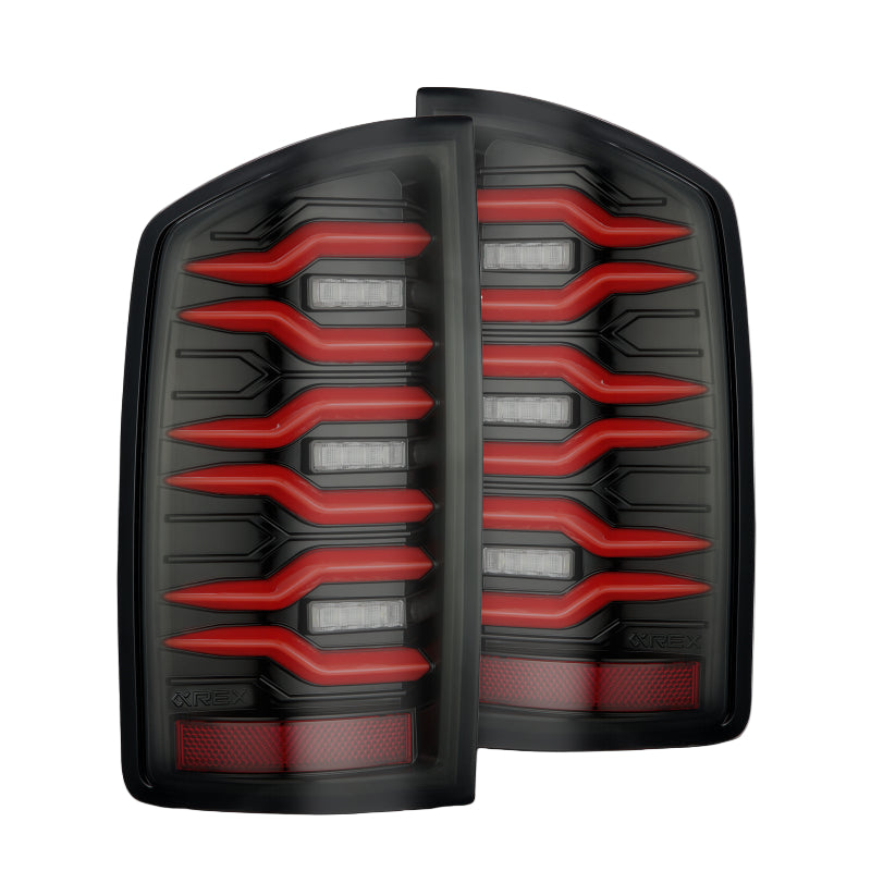 Product image 1 showing the AlphaRex tail lights identified as ARX641030.