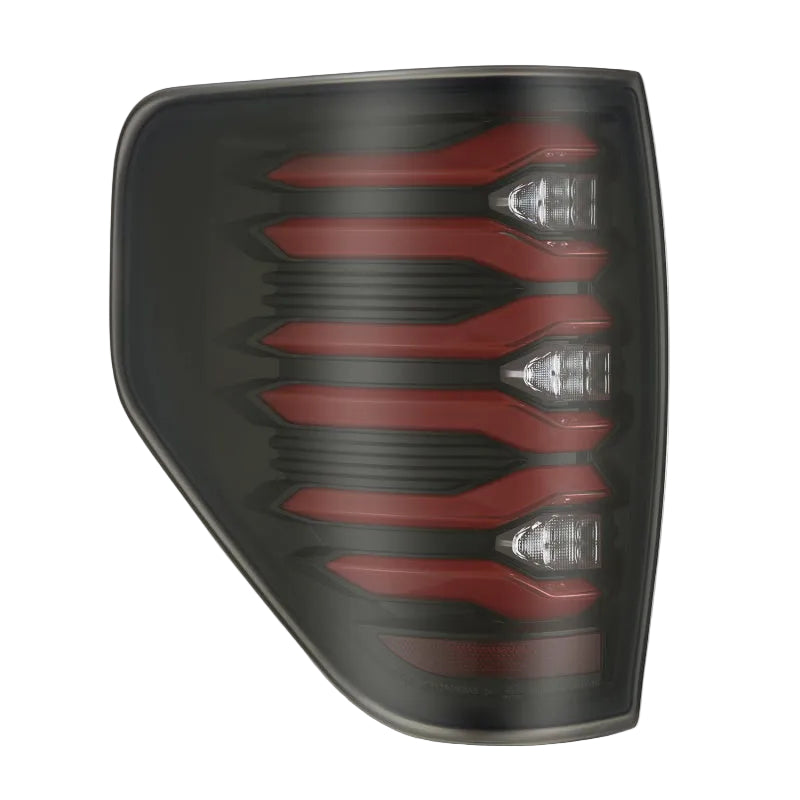 AlphaRex 09-14 Ford F150 LUXX LED Taillights - Black/Red Housing - AlphaRex 653090