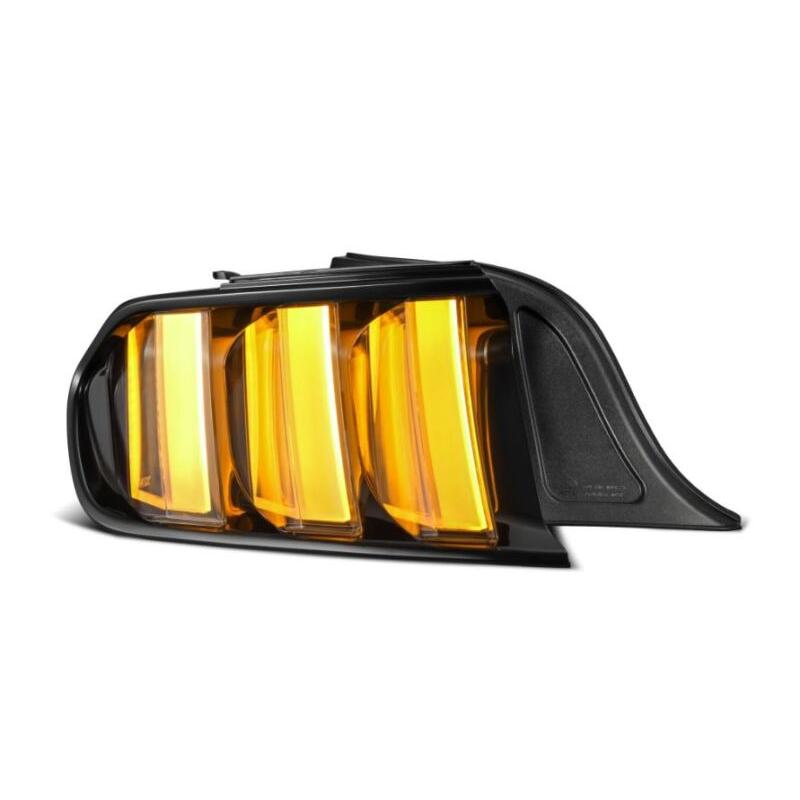 AlphaRex 15-23 Ford Mustang NOVA-Series Prismatic LED Tail Lights Black-Clear - AlphaRex 655020