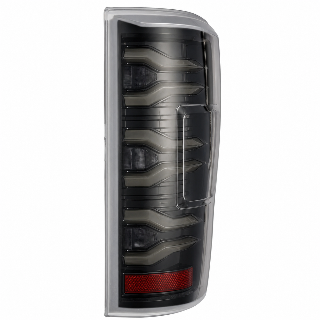 AlphaRex 17-19 Ford F150/F250/F350 LUXX LED Taillights - Alpha Black - AlphaRex 659090