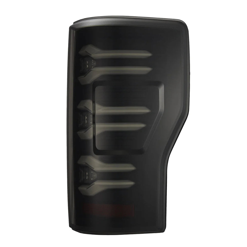 AlphaRex 17-19 Ford F150/F250/F350 LUXX LED Taillights - Black - AlphaRex 659091