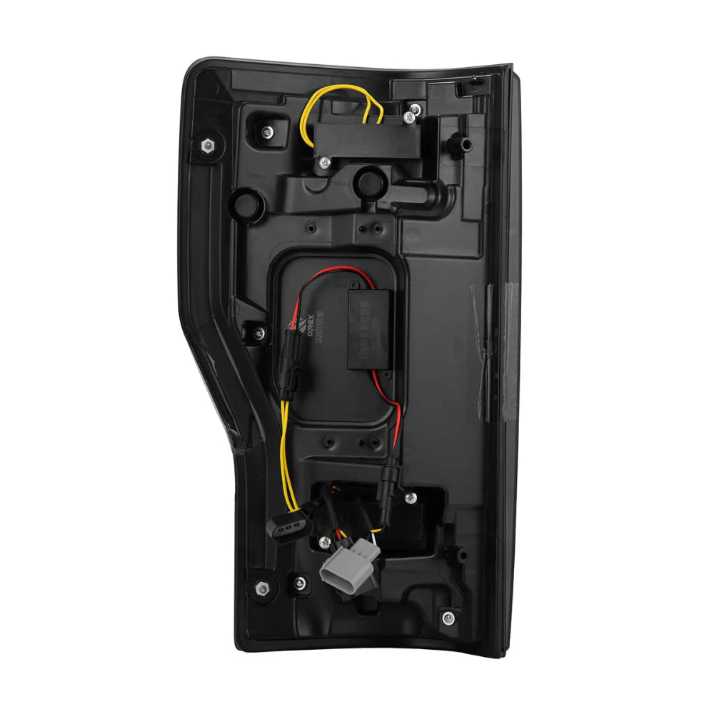 AlphaRex 17-19 Ford F150/F250/F350 LUXX LED Taillights - Black - AlphaRex 659091