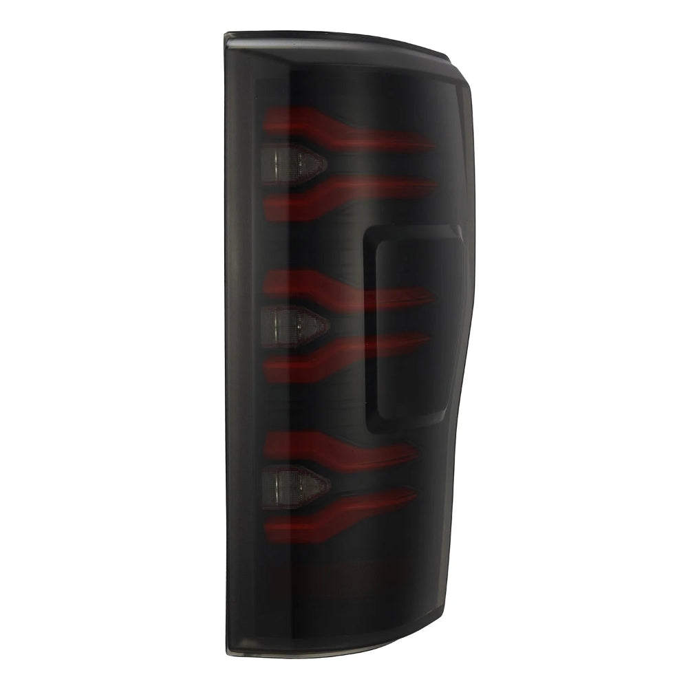 AlphaRex 17-19 Ford F150/F250/F350 LUXX LED Taillights - Black-Red - AlphaRex 659092