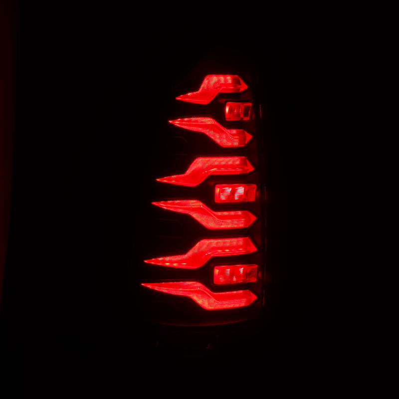 AlphaRex 14-21 Lexus GX460 Luxx-Series LED Tail Lights - Black - AlphaRex 678009