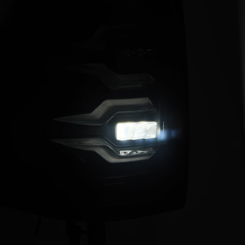 AlphaRex 14-21 Lexus GX460 Luxx-Series LED Tail Lights - Black - AlphaRex 678009