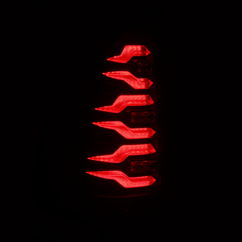 AlphaRex 14-21 Lexus GX460 Luxx-Series LED Tail Lights - Black - AlphaRex 678009