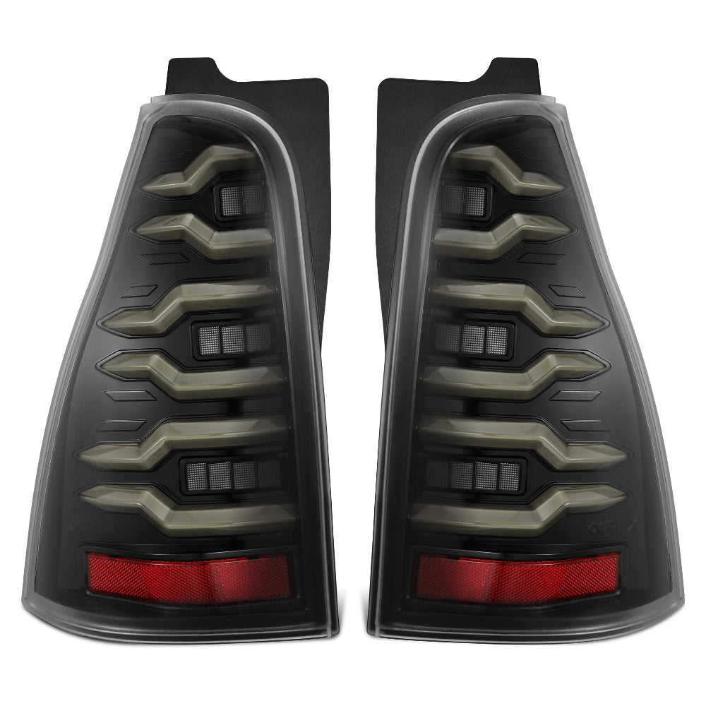 Product image 1 showing the AlphaRex tail lights identified as ARX690060.