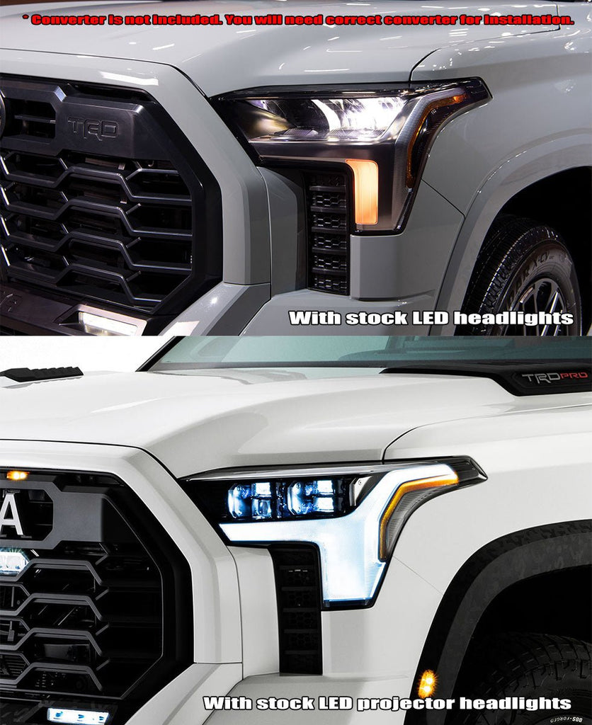 Product image 6 showing the AlphaRex headlights identified as ARX810029.