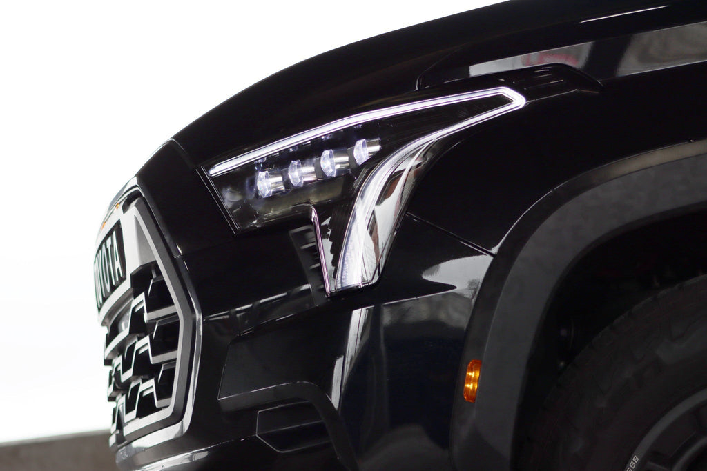 Product image 11 showing the AlphaRex headlights identified as ARX810029.