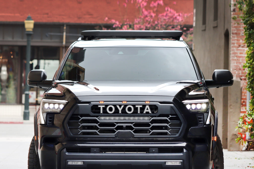 Product image 12 showing the AlphaRex headlights identified as ARX810029.