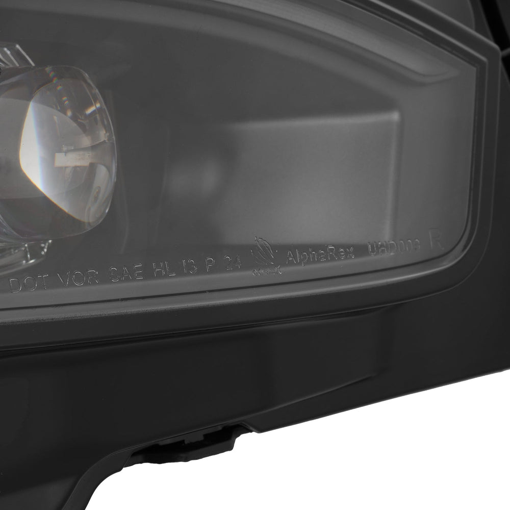 Product image 13 showing the AlphaRex headlights identified as ARX810038.