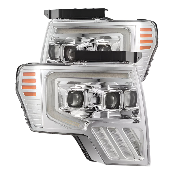 Product image 1 showing the AlphaRex headlights identified as ARX880091.