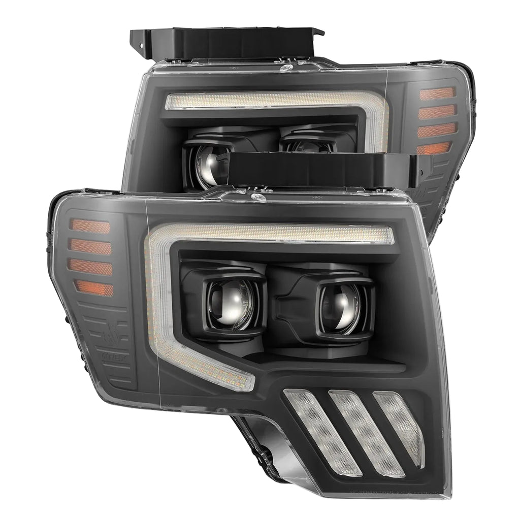 Product image 1 showing the AlphaRex headlights identified as ARX880092.
