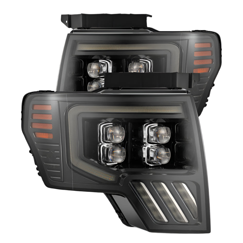 Product image 1 showing the AlphaRex headlights identified as ARX880093.