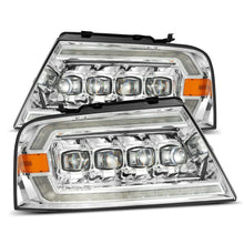 Load image into Gallery viewer, AlphaRex 04-08 Ford F150 / 06-08 Lincoln Mark LT NOVA LED Proj Headlights Chrome w/Activ Light/Seq - AlphaRex 880129