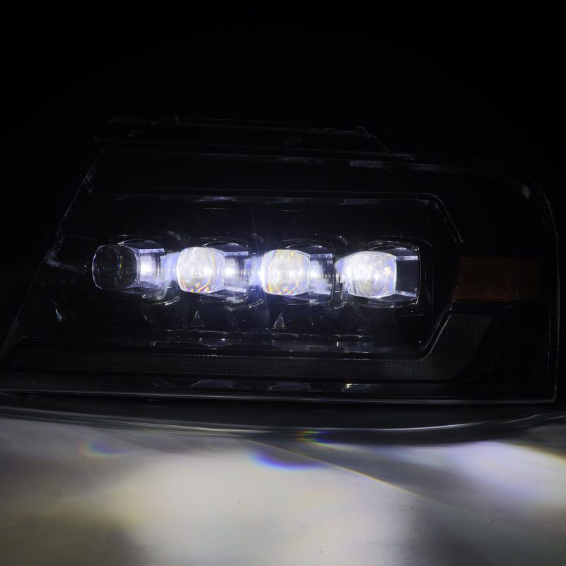 Product image 4 showing the AlphaRex headlights identified as ARX880130.