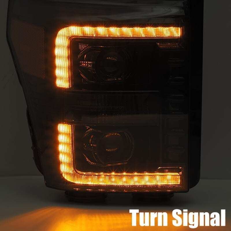 Product image 4 showing the AlphaRex headlights identified as ARX880145.