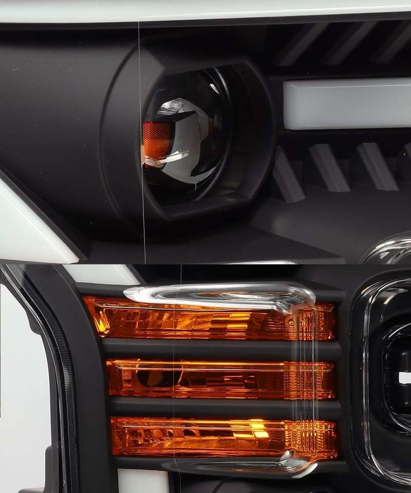Product image 4 showing the AlphaRex headlights identified as ARX880167.