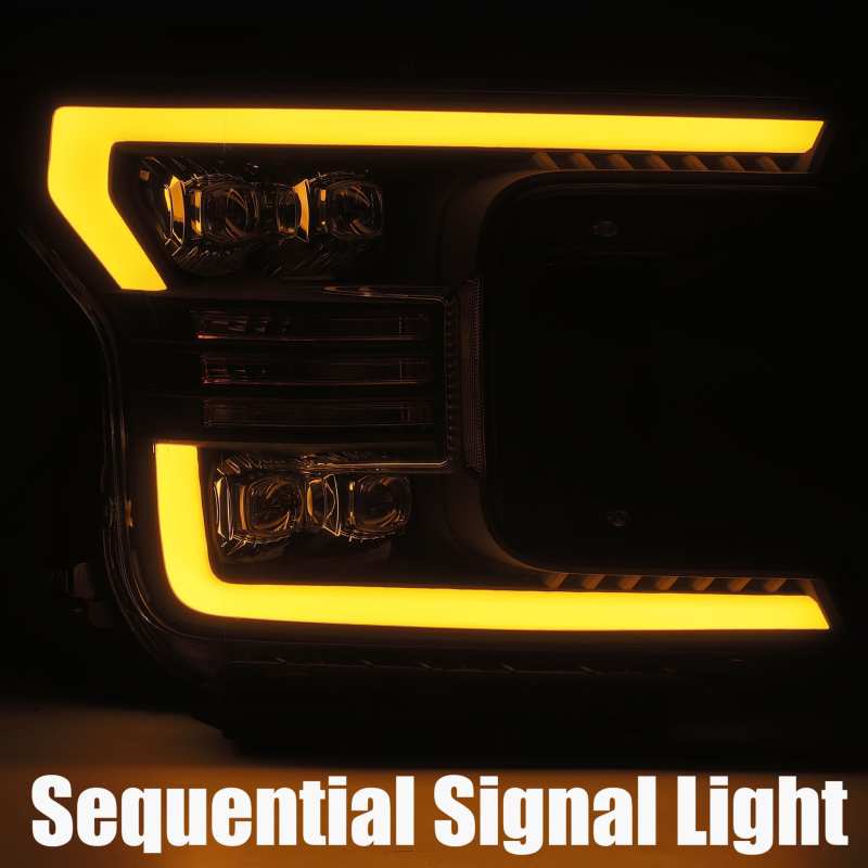 Product image 2 showing the AlphaRex headlights identified as ARX880181.