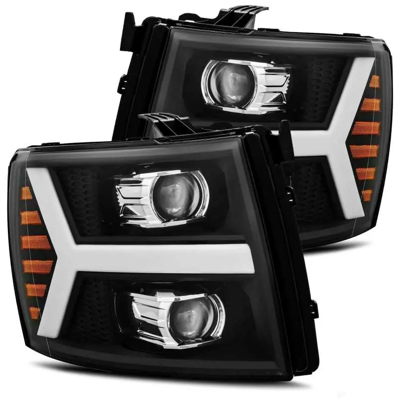Product image 1 showing the AlphaRex headlights identified as ARX880205.