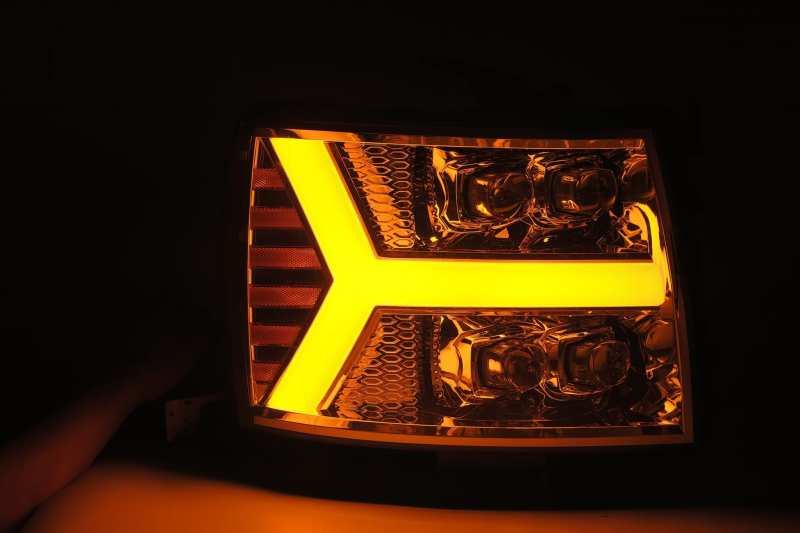 Product image 6 showing the AlphaRex headlights identified as ARX880207.