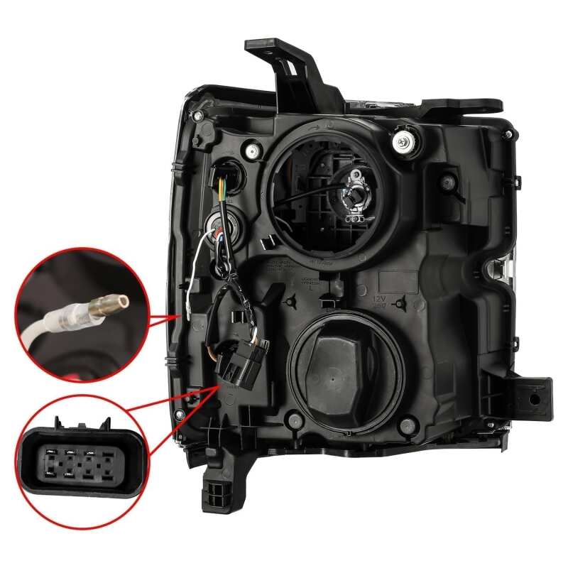 Product image 3 showing the AlphaRex headlights identified as ARX880225.