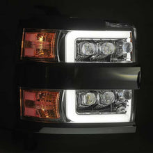Load image into Gallery viewer, AlphaRex 15-18 Chevy 2500HD NOVA LED Proj Headlight Plank Style Jet Blk w/Activ Light/Seq Signal/DRL - AlphaRex 880229