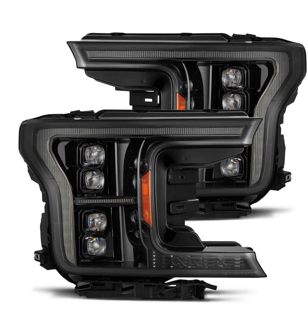Product image 1 showing the AlphaRex headlights identified as ARX880249.