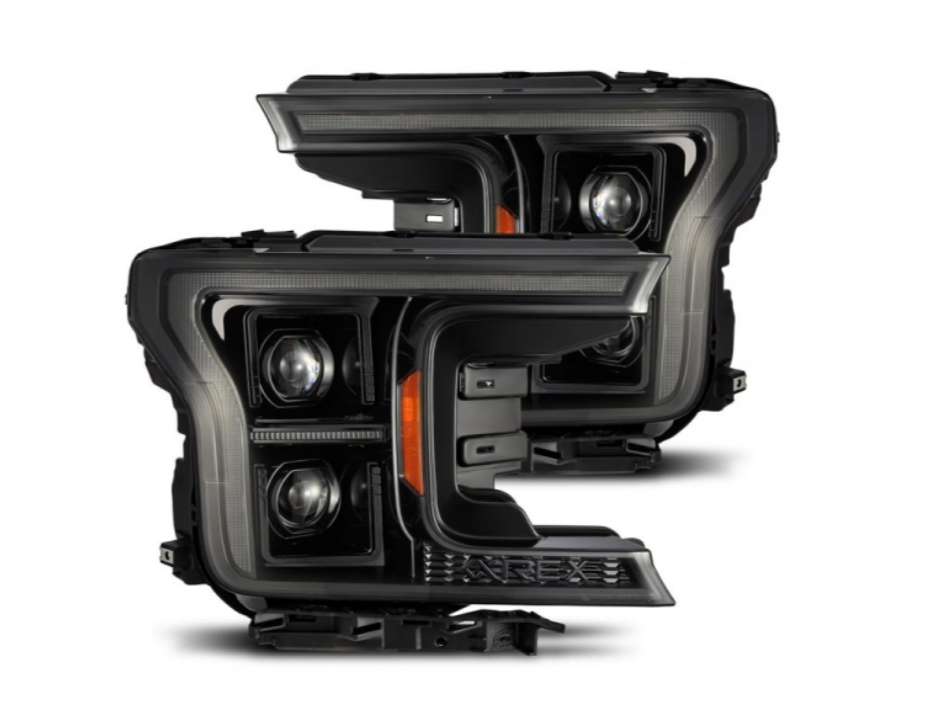 Product image 1 showing the AlphaRex headlights identified as ARX880251.