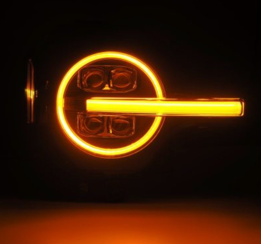 Product image 2 showing the AlphaRex headlights identified as ARX880260.