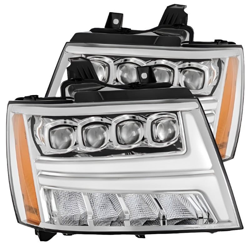 Product image 1 showing the AlphaRex headlights identified as ARX880286.