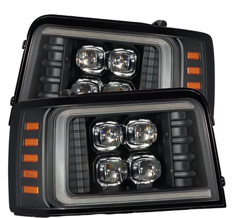 Product image 1 showing the AlphaRex headlights identified as ARX880299.