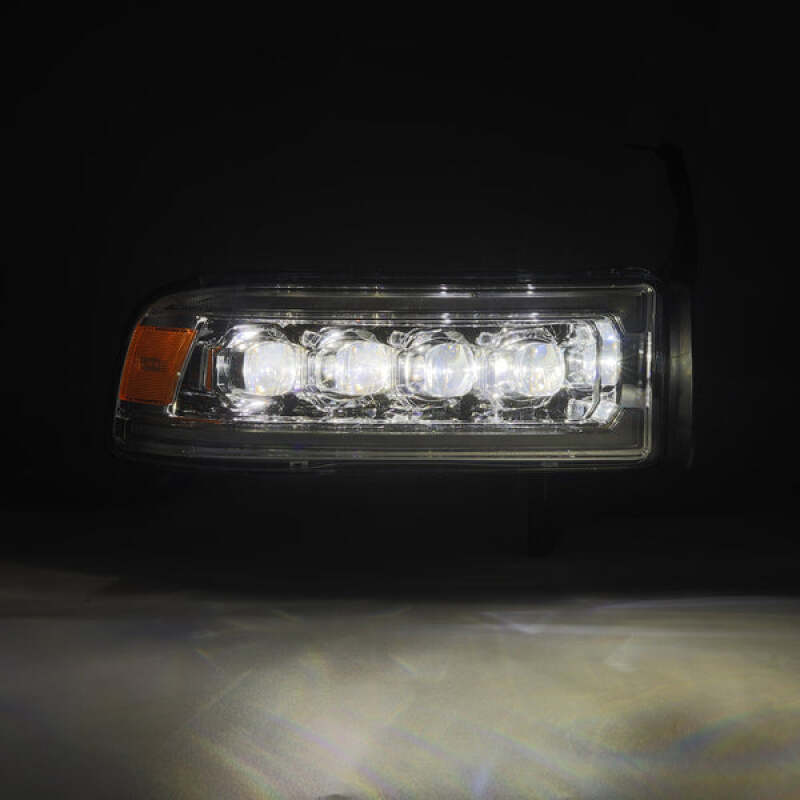 AlphaRex 94-01 Dodge Ram 1500 NOVA LED Headlights Chrome w/ Activ. Light Seq. Signal and SB DRL - AlphaRex 880351